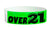 Clearance 3/4" Tyvek® Wristbands (Over 21 Age Verified Green)