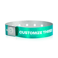 Custom Holographic Plastic Wristbands