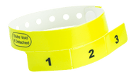 3-Tab Tear-Off Vinyl Wristbands