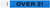 Clearance 3/4" Tyvek® Wristbands (Blue Over 21)