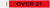Clearance 3/4" Tyvek® Wristbands (Red Over 21)