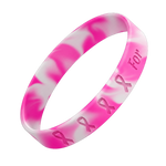 Pink and White Swirl