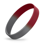 Maroon / Grey Segmented