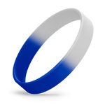 White / Blue Segmented