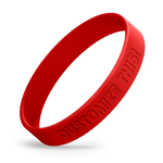Custom Adult Silicone Wristbands - Rush Debossed