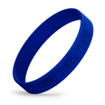 Custom Adult Silicone Wristbands - Rush Debossed