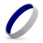 Silver / Blue