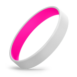 White / Hot Pink