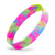Hot Pink / Light Blue / Lime Green Swirl