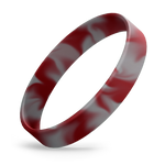 Maroon / Grey Swirl