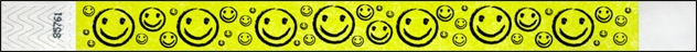 T3DVL-24-1-1.jpg Yellow Smiley Face Tyvek Wristband Design
