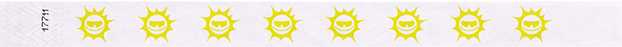 W3D-27-34-1.jpg 3/4" Tyvek Wristband Design (Yellow Suns)