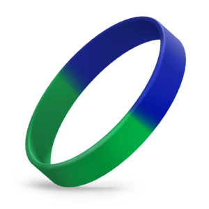 Green / Reflex Blue Segmented 