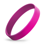 Pink Silicone Wristband