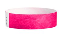 Pink Tyvek Wristband