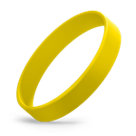 Yellow Silicone Wristband