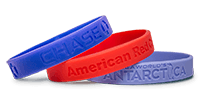 Debossed Silicone Wristbands