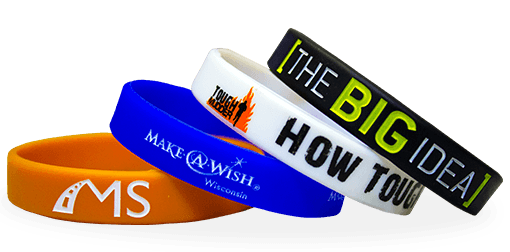 Source Ecofriendly Printed Custom Logo Rubber Bracelet Wrist Band Silicone  Wristband on malibabacom