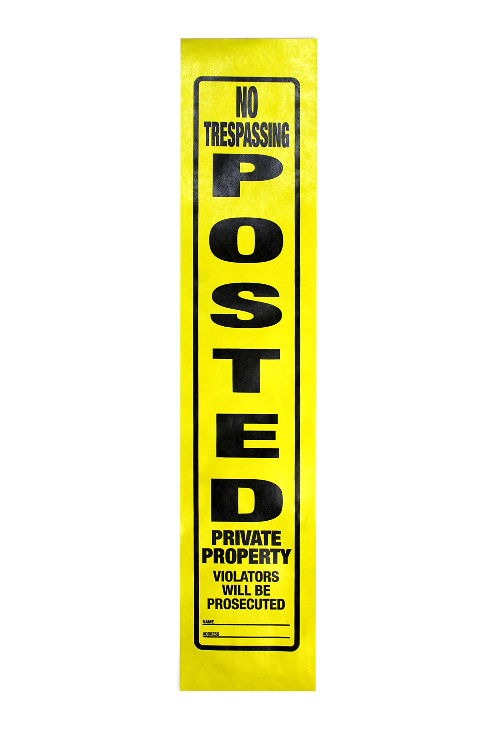 Posted Yellow/Black