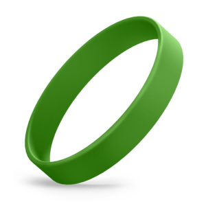 Rubber Bracelets 5pcs to 12pcs Green House Solid Color Silicone Wristbands 